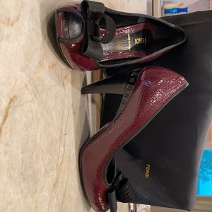 COPY - Fendi burgundy heels size EU 35 1/2 US 5 1/2.